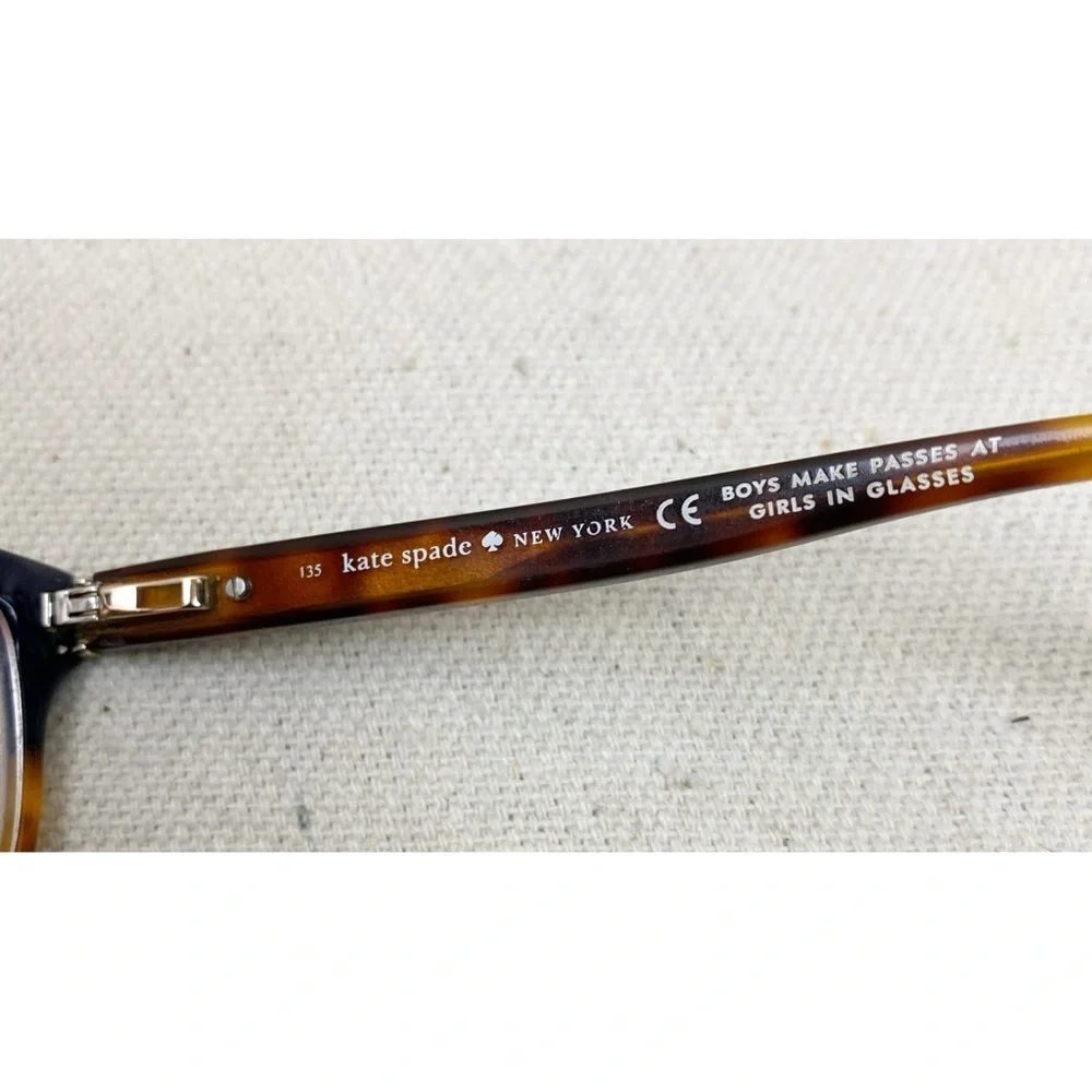Kate Spade Sharla glasses frames Navy Tortoise